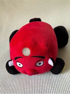 BabyFirst TV Tec the Tractor Plush Red Stuffed Animal Toy Working Sounds 
Works
